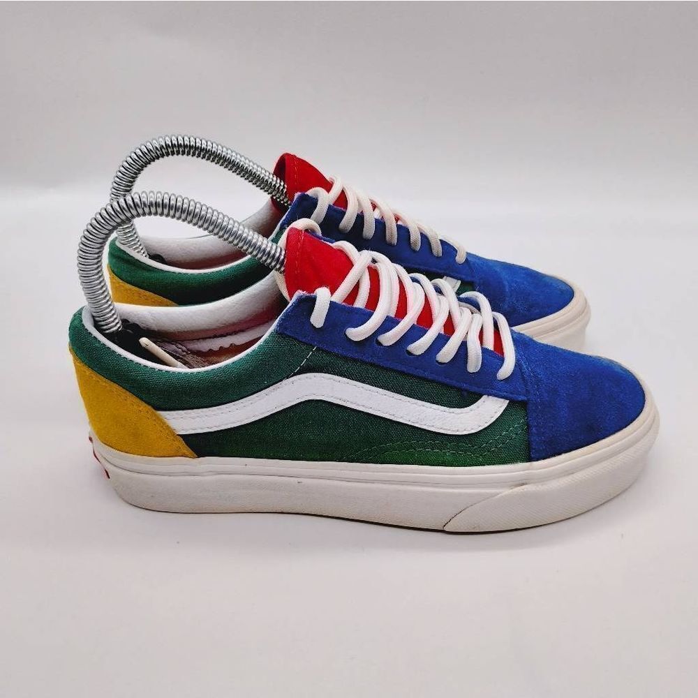 Vans Off Wall Multicolor Skateboard Sneakers Womens Size 5.5 Shoes Colorful